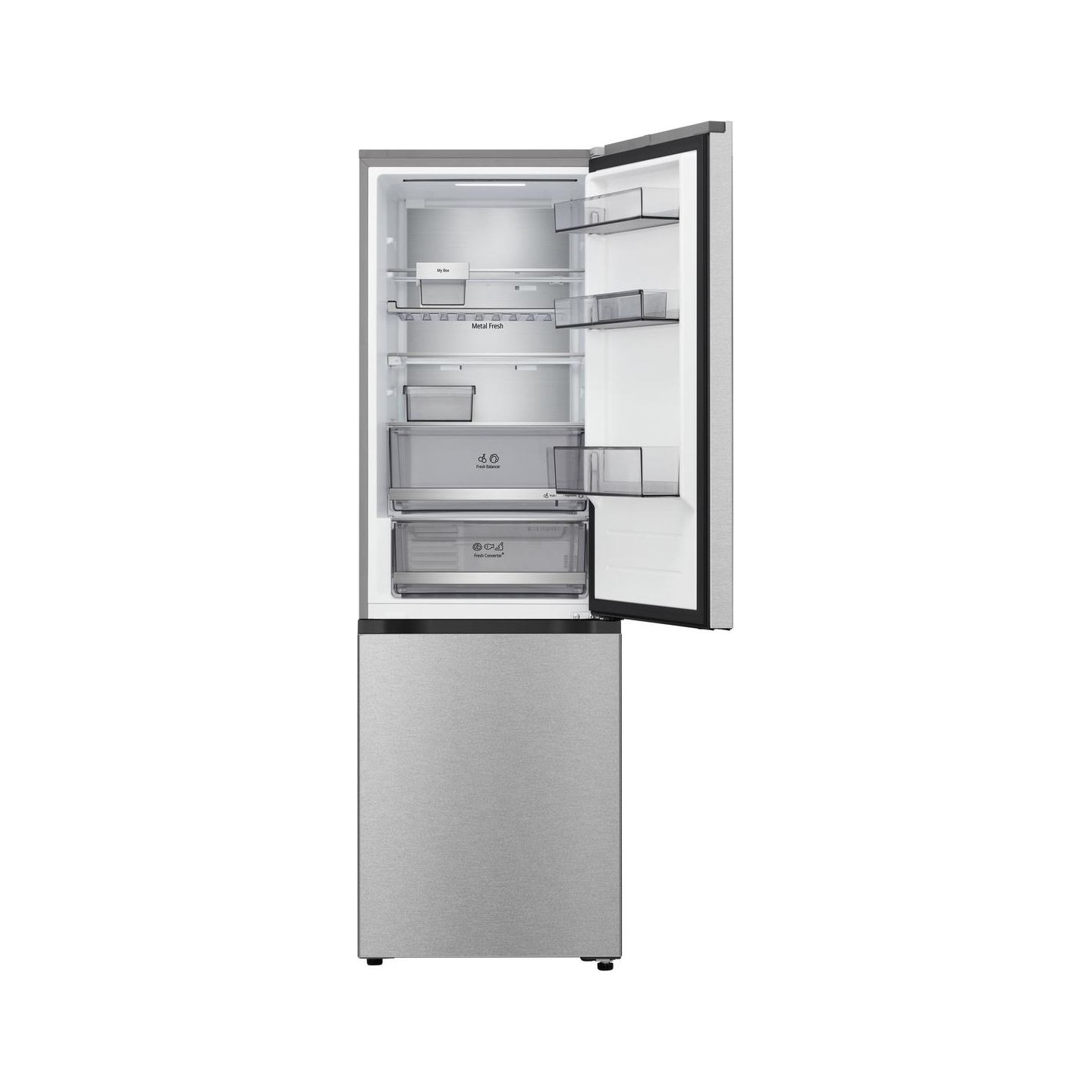 LG Refrigerator | GBBS716CMB | Energy efficiency class C | Free standing | Height 186 cm | Combi | Fridge net capacity 220 L | F