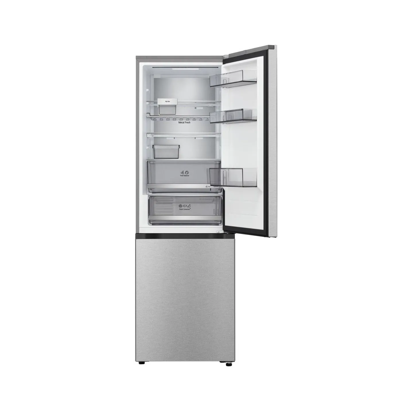 LG Refrigerator | GBBS716CMB | Energy efficiency class C | Free standing | Height 186 cm | Combi | Fridge net capacity 220 L | F
