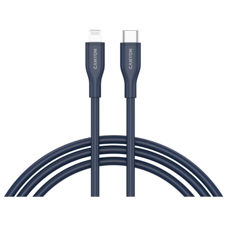 Canyon cable CLNM60 C-L 60W MFI 1m Silicon Blue