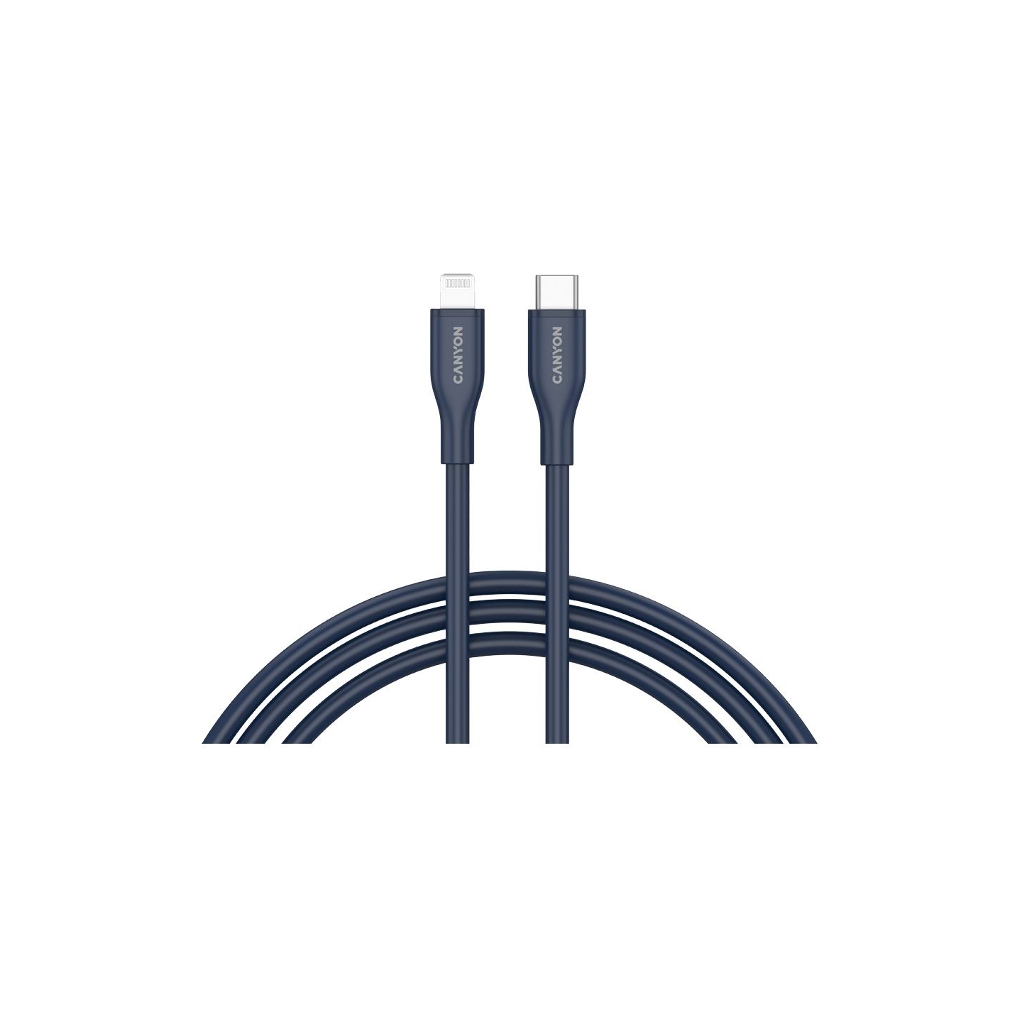 Canyon cable CLNM60 C-L 60W MFI 1m Silicon Blue
