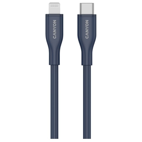 Canyon cable CLNM60 C-L 60W MFI 1m Silicon Blue