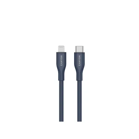 Canyon cable CLNM60 C-L 60W MFI 1m Silicon Blue