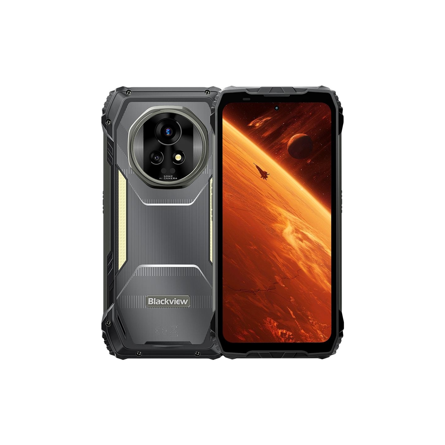 Blackview XPLORE 2 Rugged Phone 6.73 inch AMOLED 3200x1440 120Hz 12/256Gb MT 8300 Octa-Core 3.35GHz 50MP Front 50+20MP Rear Cam 