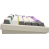 Lorgar KBP7075W, Wireless 75% Mechanical Gaming Keyboard Pro, Beige, EN layout