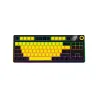 Lorgar KBP70TKLW, Wireless TKL Mechanical Gaming Keyboard Pro, Black/yellow, EN layout