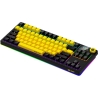 Lorgar KBP70TKLW, Wireless TKL Mechanical Gaming Keyboard Pro, Black/yellow, EN layout