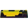 Lorgar KBP70TKLW, Wireless TKL Mechanical Gaming Keyboard Pro, Black/yellow, EN layout