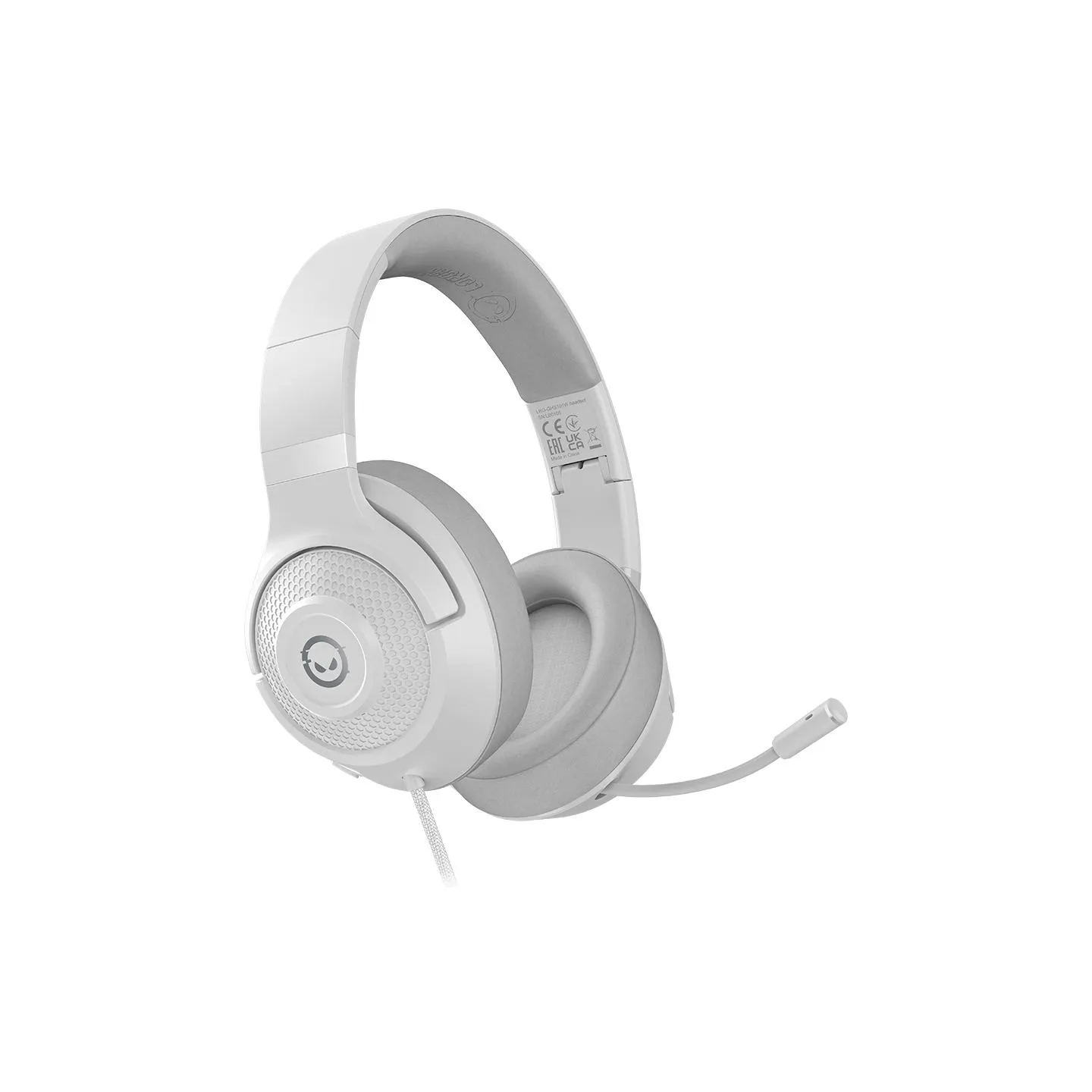 Lorgar Noah 101, Gaming headset with microphone, 3.5mm jack connection, cable length 2m, foldable design, PU leather ear pads, s