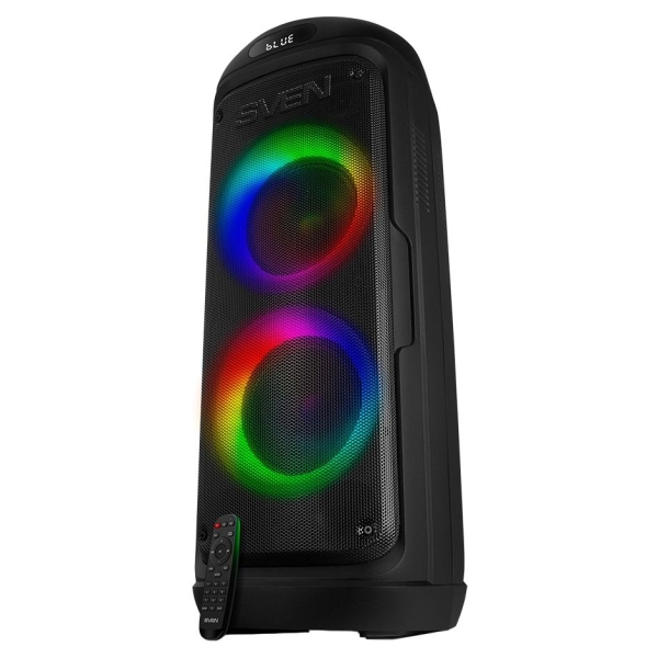 Sven Speaker SVEN PS-770, black (100W, TWS, Bluetooth, FM, USB, microSD, LED-display, 4400mA*h)