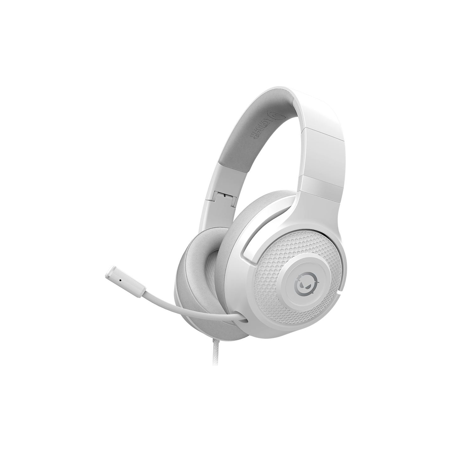 Lorgar Noah 101, Gaming headset with microphone, 3.5mm jack connection, cable length 2m, foldable design, PU leather ear pads, s