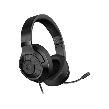 Lorgar Noah 101, Gaming headset with microphone, 3.5mm jack connection, cable length 2m, foldable design, PU leather ear pads, s