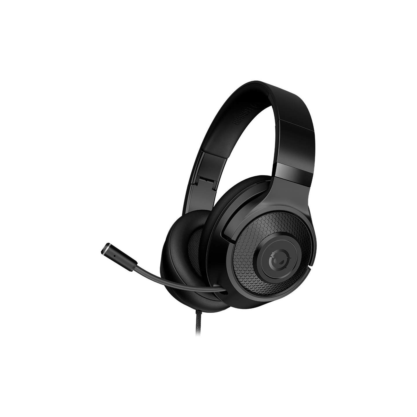 Lorgar Noah 101, Gaming headset with microphone, 3.5mm jack connection, cable length 2m, foldable design, PU leather ear pads, s
