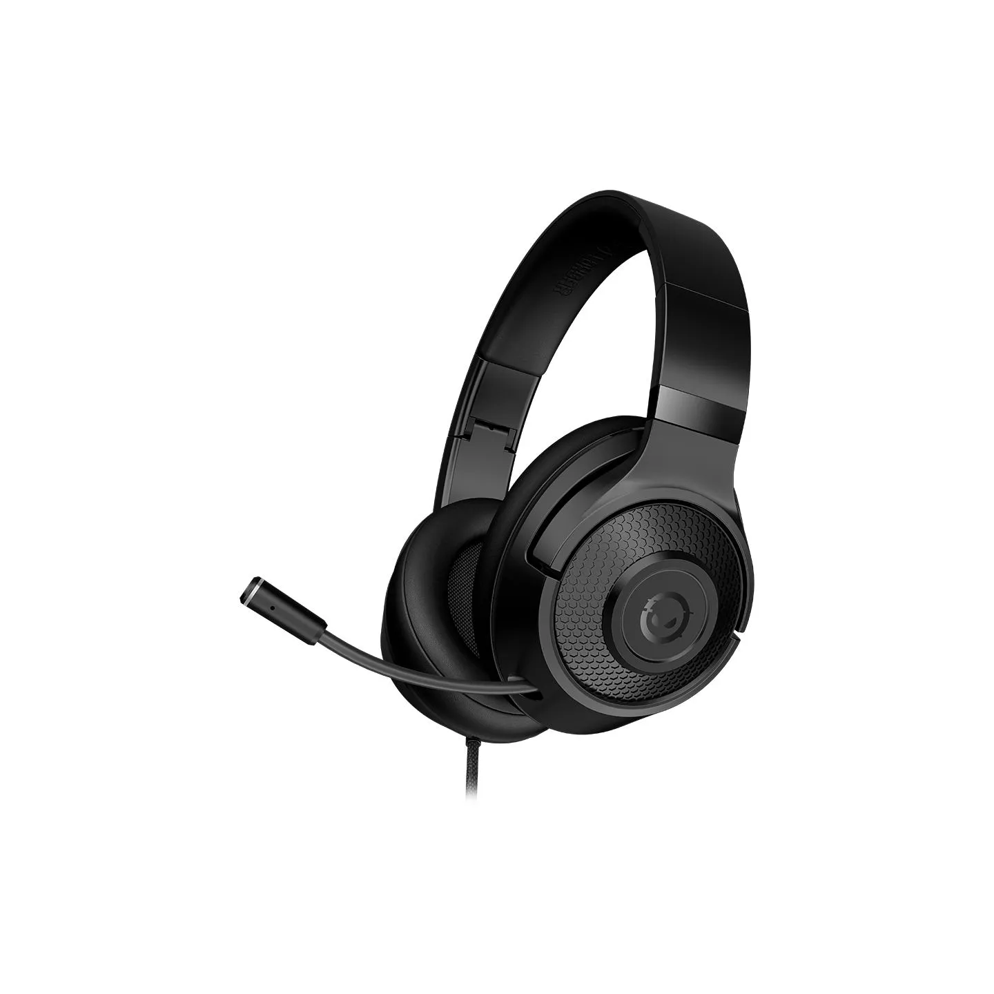 Lorgar Noah 101, Gaming headset with microphone, 3.5mm jack connection, cable length 2m, foldable design, PU leather ear pads, s
