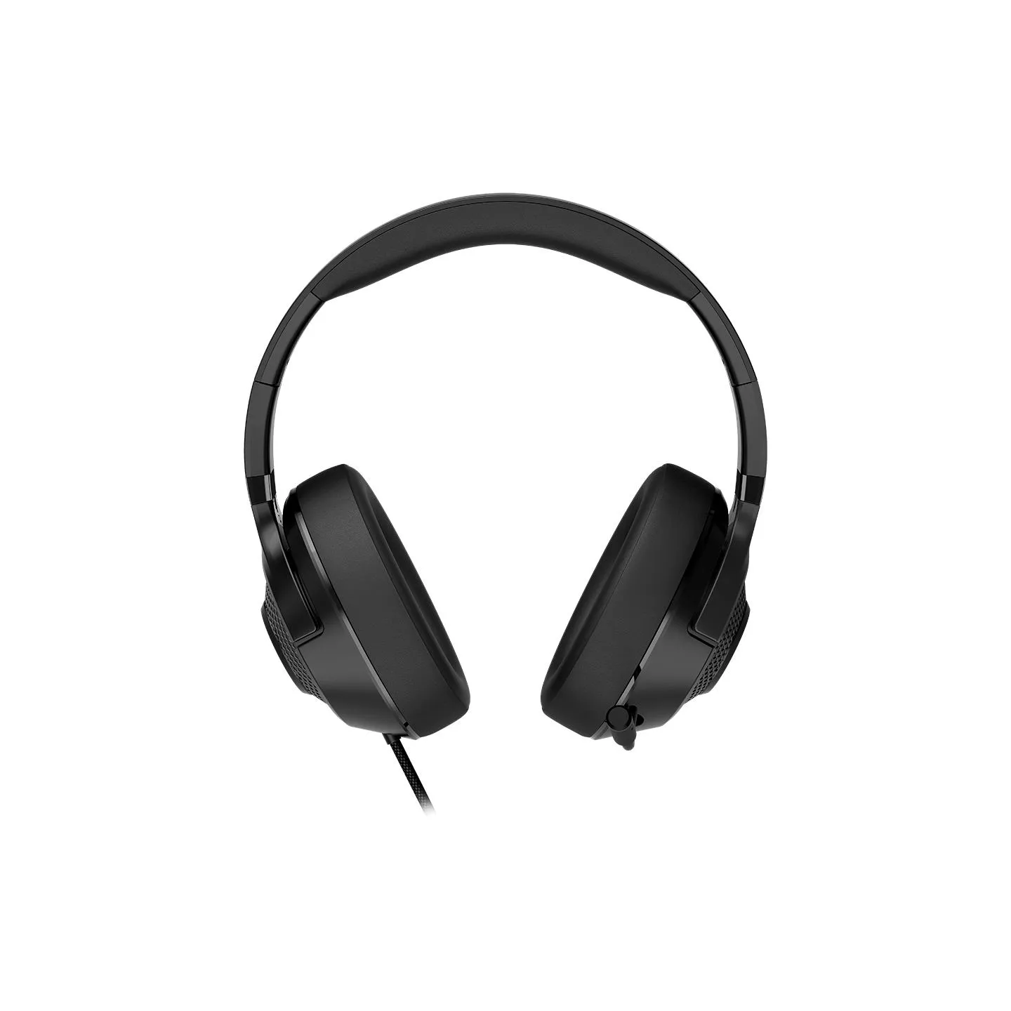 Lorgar Noah 101, Gaming headset with microphone, 3.5mm jack connection, cable length 2m, foldable design, PU leather ear pads, s