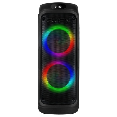 Sven Speaker SVEN PS-770, black (100W, TWS, Bluetooth, FM, USB, microSD, LED-display, 4400mA*h)