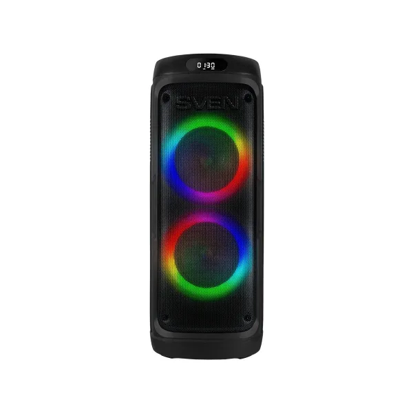 Sven Speaker SVEN PS-770, black (100W, TWS, Bluetooth, FM, USB, microSD, LED-display, 4400mA*h)