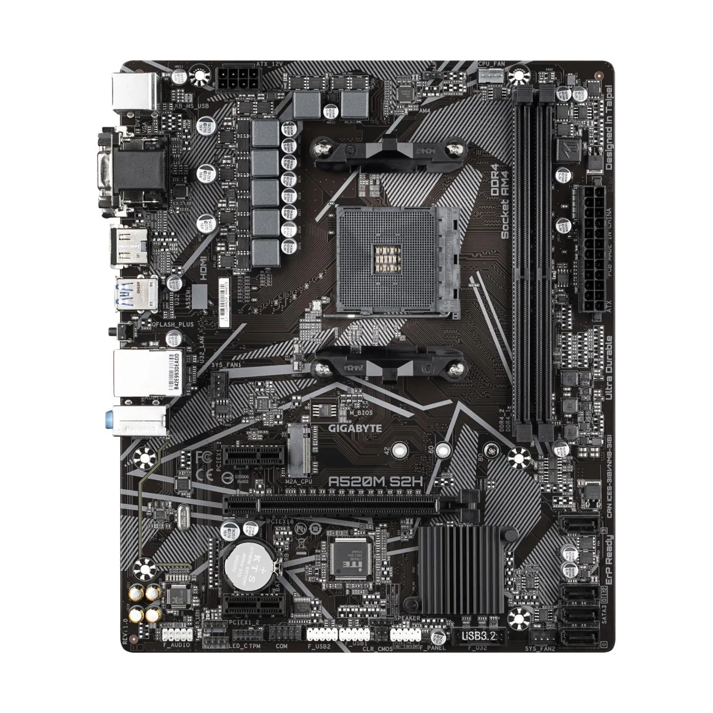 Gigabyte Mainboard|GIGABYTE|AMD A520|SAM4|Micro-ATX|Memory DDR4|Memory slots 2|2xPCI-Express 3.0 1x|1xPCI-Express 3.0 16x|1xM.2|