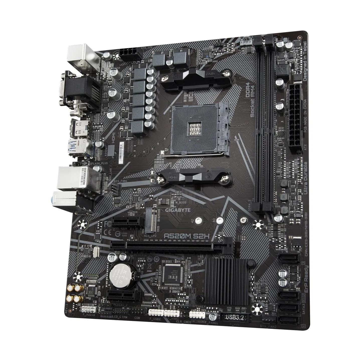 Gigabyte Mainboard|GIGABYTE|AMD A520|SAM4|Micro-ATX|Memory DDR4|Memory slots 2|2xPCI-Express 3.0 1x|1xPCI-Express 3.0 16x|1xM.2|