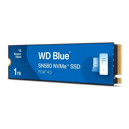 WD SSD|WESTERN DIGITAL|600xTBW rating|Read speed 4150 MB/s|Write speed 4150 MB/s|NVMe Yes|PCI Express 4.0|M.2|1000 GB|Blue SN580