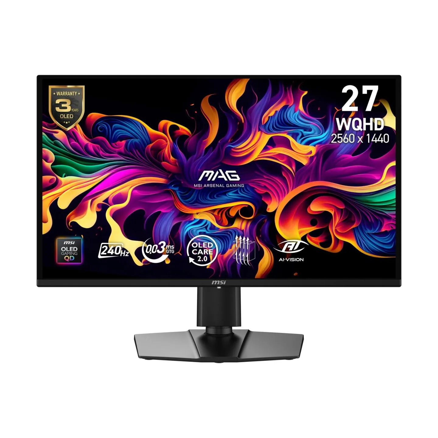 MSI Monitor MAG 274QP QD-OLED X24/26.5/FLAT/QD-OLED/WQHD/240Hz