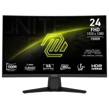 MSI Monitor 23.6 inch MAG 244C LED/FHD/Curved/180Hz/black