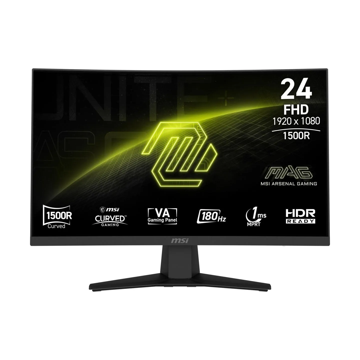 MSI Monitor 23.6 inch MAG 244C LED/FHD/Curved/180Hz/black