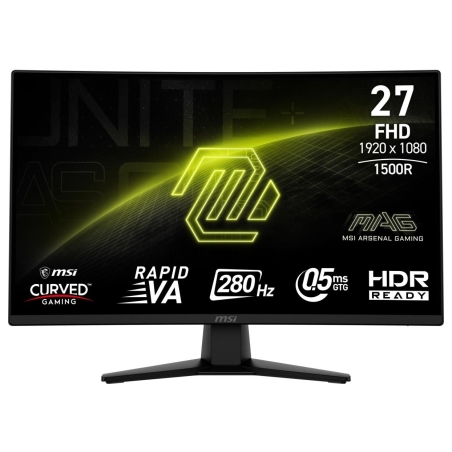 MSI Monitor MAG 274CXF 27 inches LED/FHD/Curved/280Hz/Black