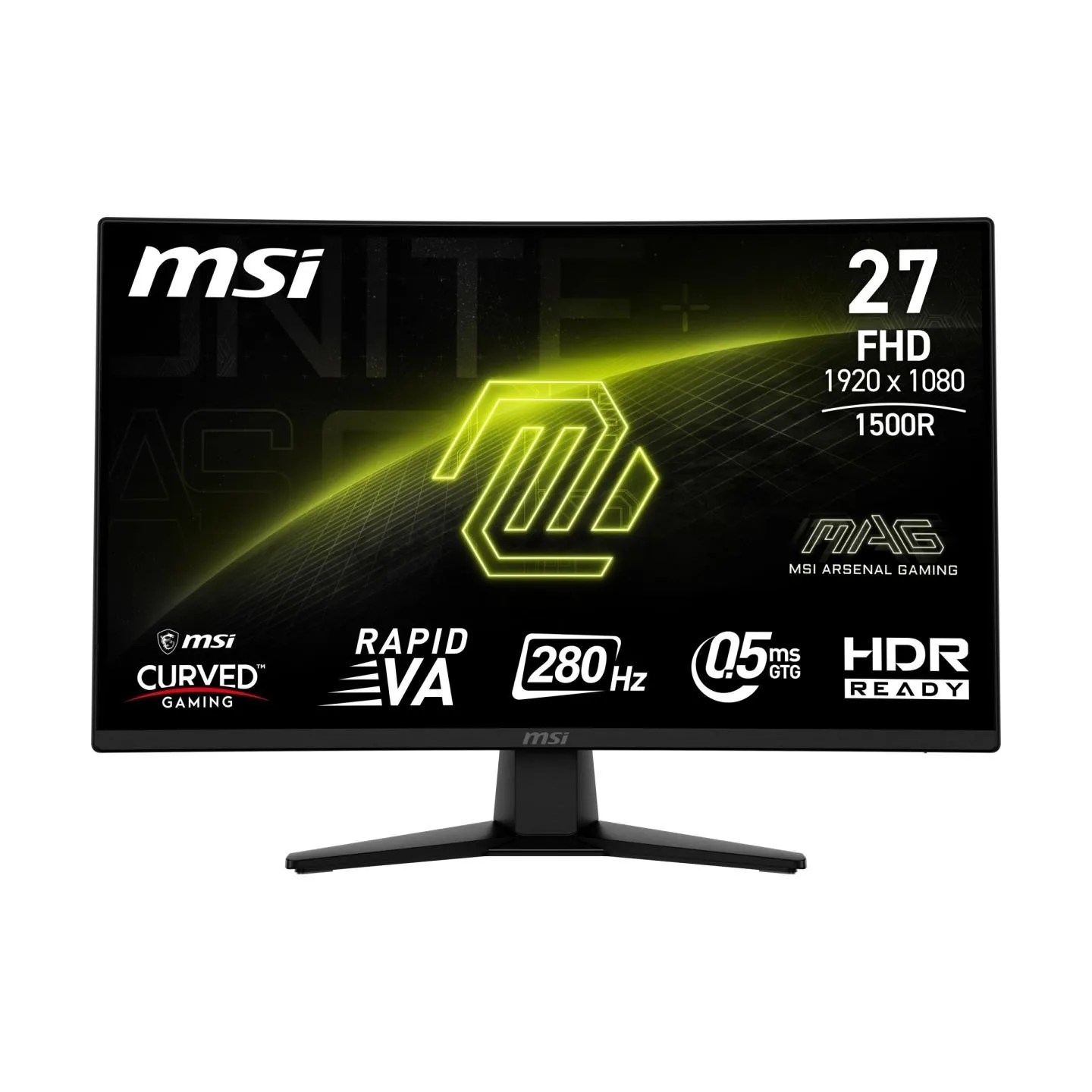 MSI Monitor MAG 274CXF 27 inches LED/FHD/Curved/280Hz/Black