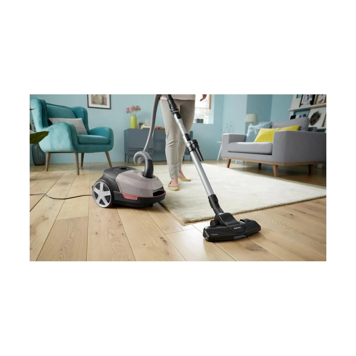 Philips Vacuum Cleaner|PHILIPS|Bagged|900 Watts|Capacity 4 l|Noise 77 dB|Beige|Weight 4.6 kg|XD5122/10