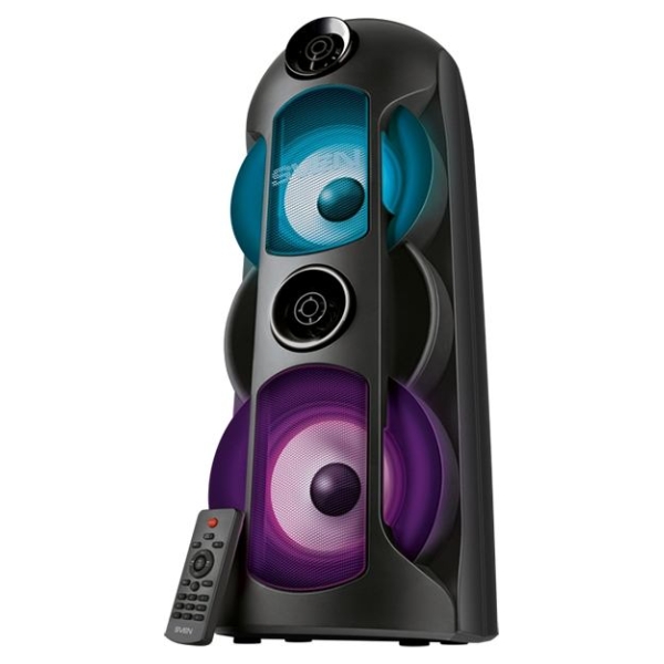 Sven Speaker SVEN PS-720, black (80W, TWS, Bluetooth, FM, USB, microSD, LED-display, 4400mA*h)