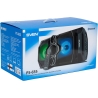 Sven PS-655 2x25W; LED display; TWS; FM radio; AUX; USB/SD-card support;Lighting; Microphone input (karaoke); Remote Control; Bu