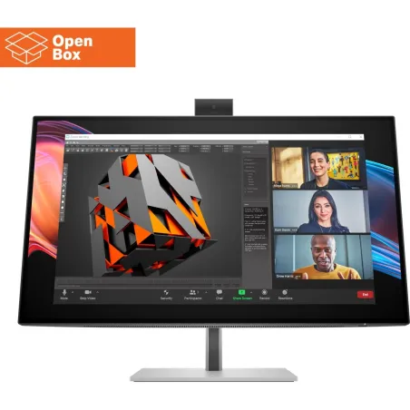 HP 727pm Series 7 Pro 4K Conferencing Monitor - 27" 3840x2160 UHD 400-nit 60Hz AG, IPS Black HDR 400, USB-C(100W/15W)/HDMI/Displ