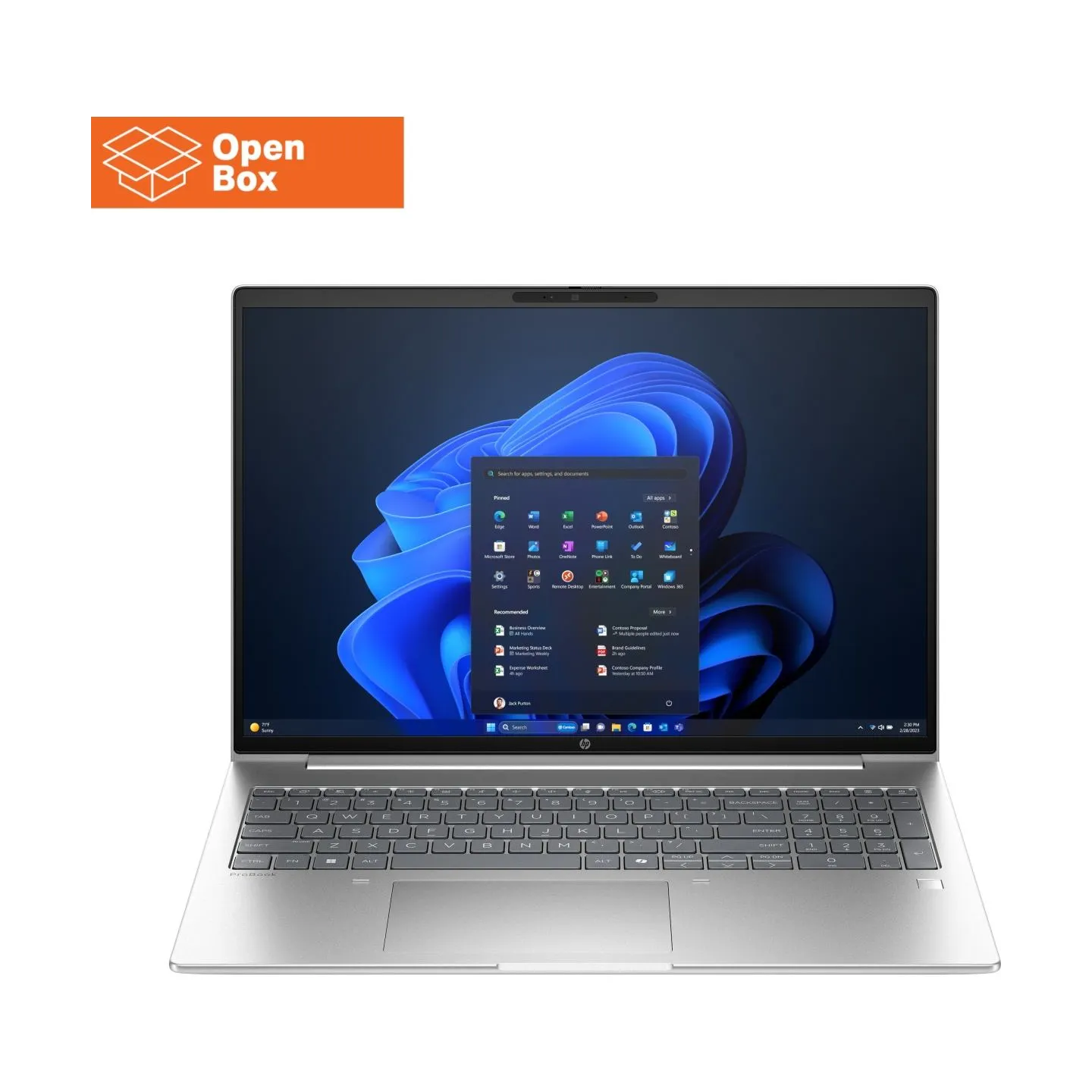 HP ProBook 4 G1i 16 - OPENBOX - Ultra 5-225U, 16GB, 512GB SSD, 16 WUXGA 300-nit AG, 1080p non-IR cam, FPR, US backlit keyboard, 