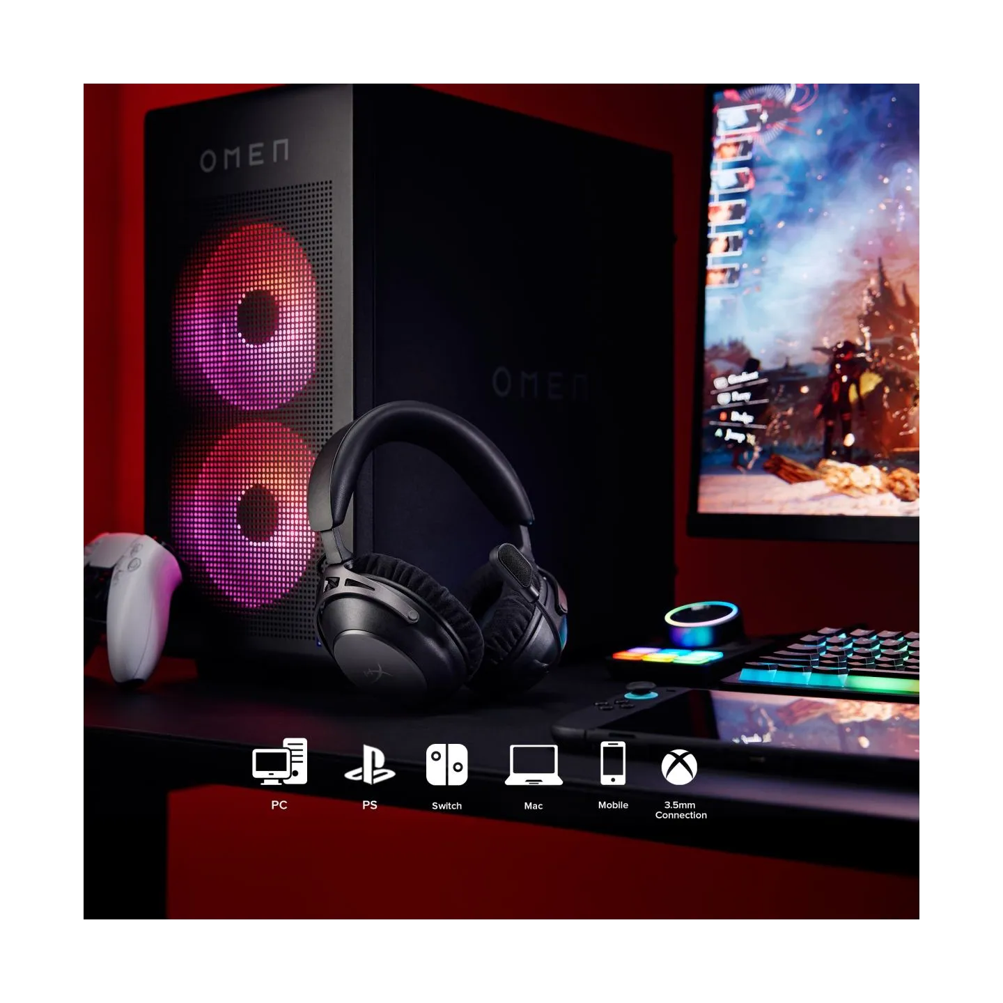 Hyperx Headset Cloud Alpha 2 Wireless Gaming - AJ5C7AA