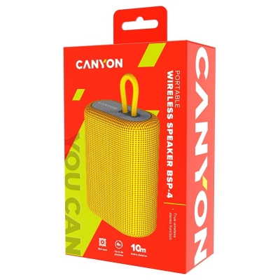 Canyon speaker BSP-4 5W Yellow