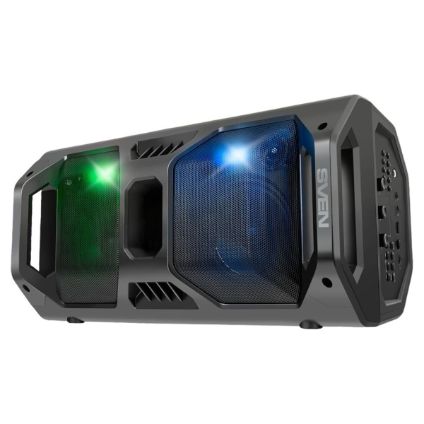Sven Speaker SVEN PS-600, black (50W, TWS, Bluetooth, FM, USB, microSD, LED-display, 4000mAh)