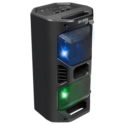 Sven Speaker SVEN PS-600, black (50W, TWS, Bluetooth, FM, USB, microSD, LED-display, 4000mAh)