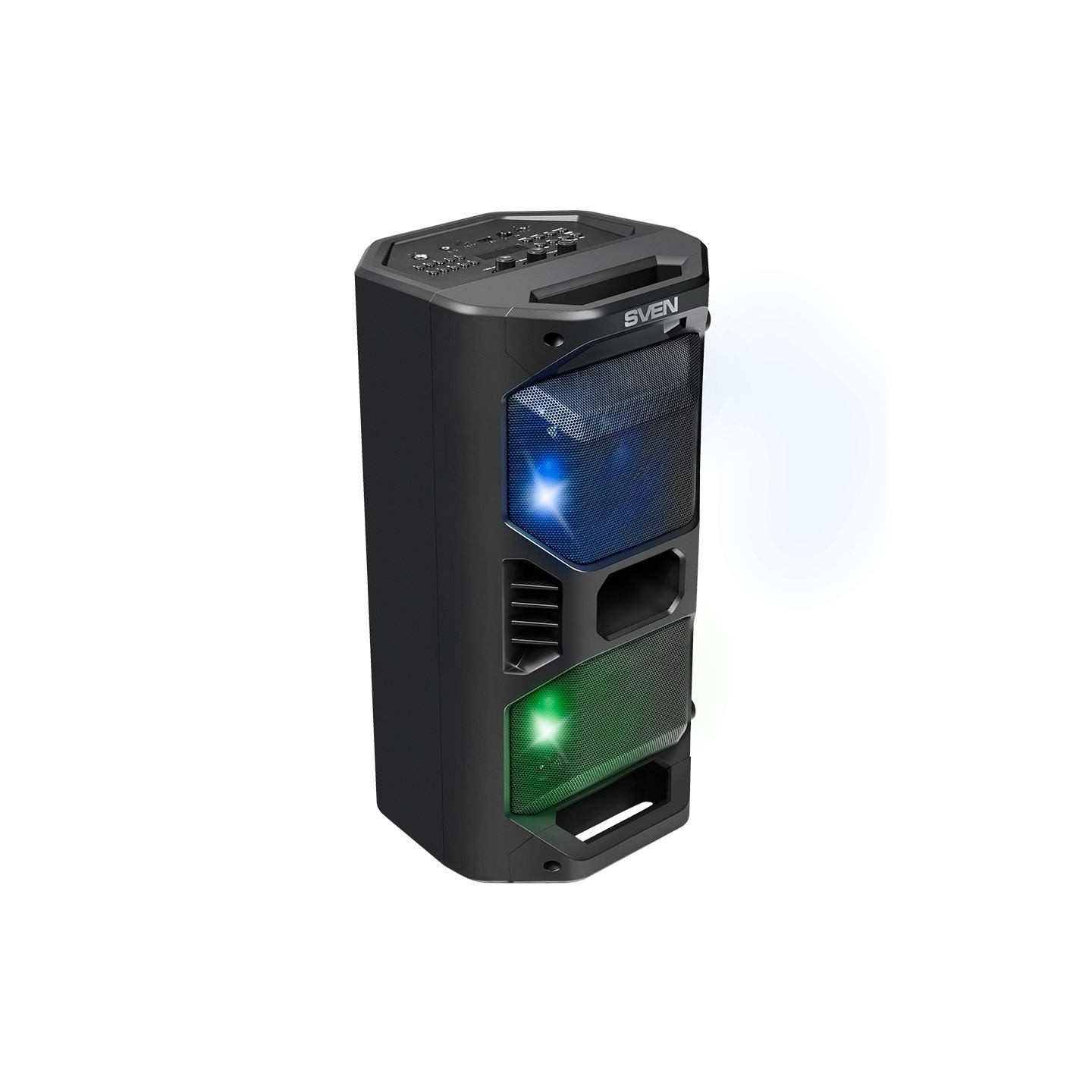 Sven Speaker SVEN PS-600, black (50W, TWS, Bluetooth, FM, USB, microSD, LED-display, 4000mAh)