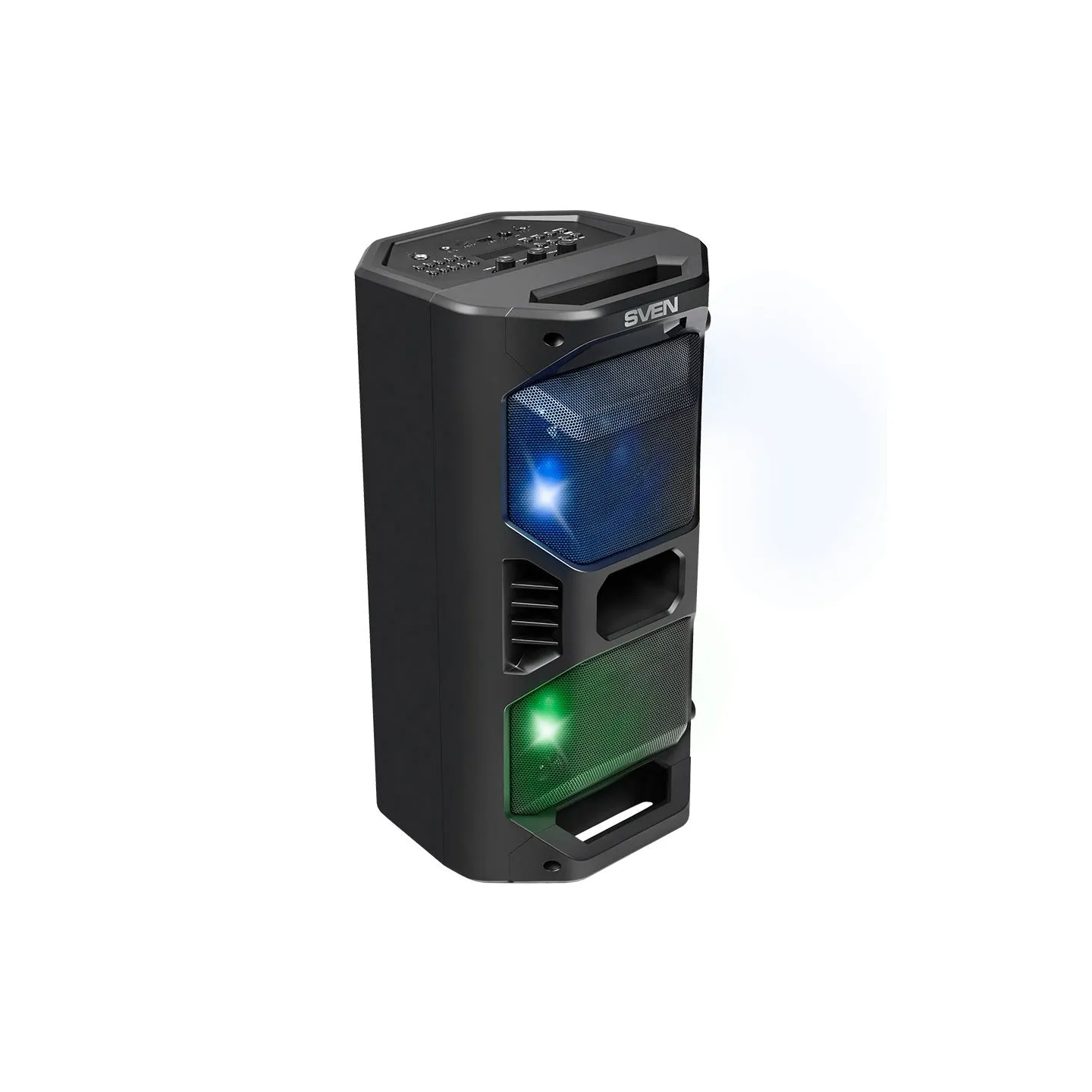 Sven Speaker SVEN PS-600, black (50W, TWS, Bluetooth, FM, USB, microSD, LED-display, 4000mAh)