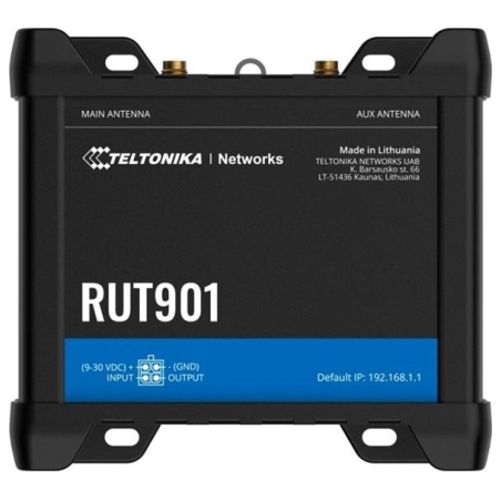 Teltonika IOT ROUTER RUT901 LTE DUAL SIM 4X10/100MB ETHERNET