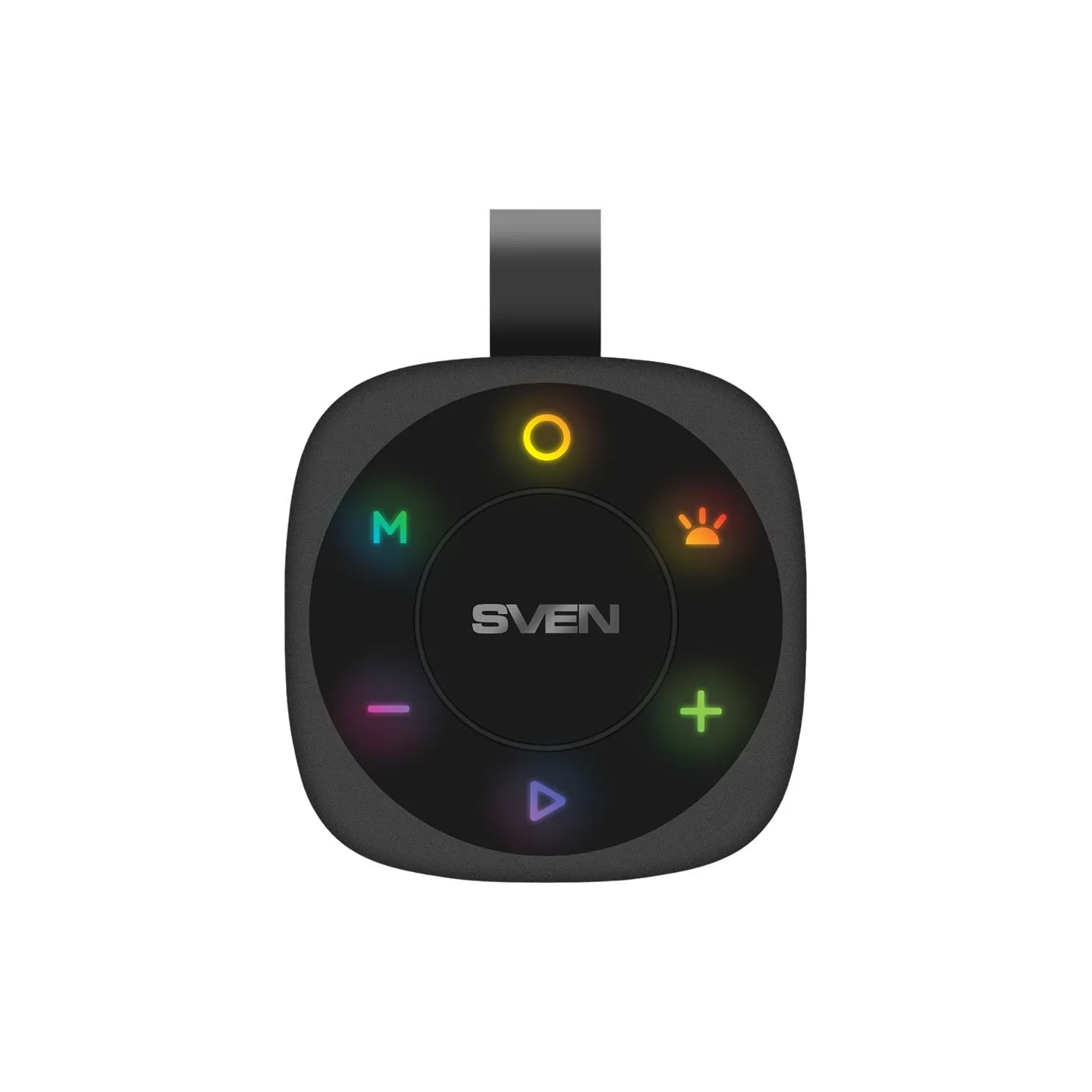 Sven 2.0 portable speaker SVEN PS-155, black, power output 2x5 W (RMS), TWS, Bluetooth, FM, USB, lithium battery