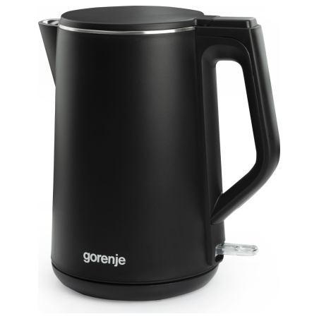 Gorenje | Kettle | K15DWBK | Electric | 2200 W | 1.5 L | Stainless steel | 360° rotational base | Black