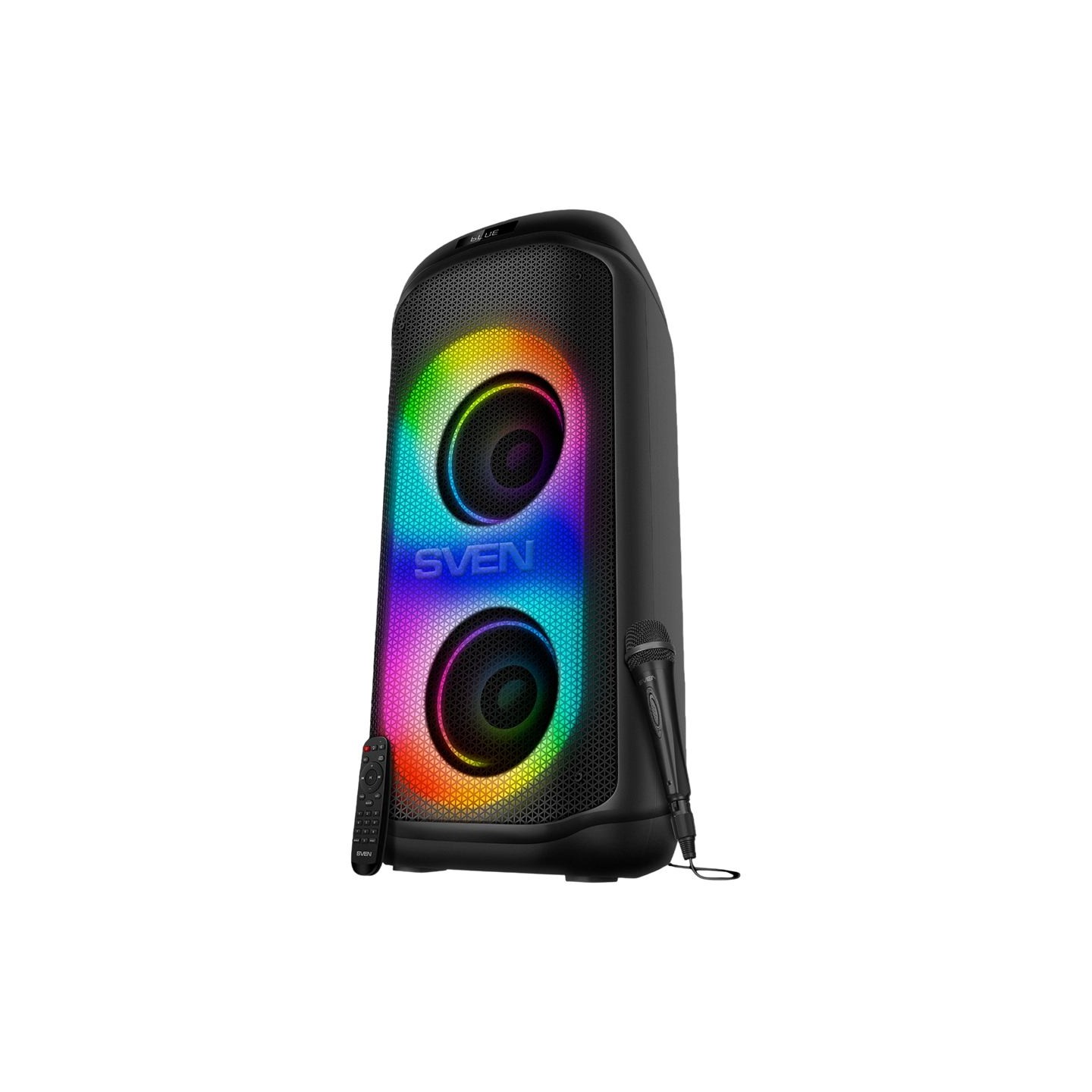 Sven Speaker SVEN PS-1050, black (200W, TWS, Bluetooth, FM, USB, microSD, LED-display, 7200mAh)