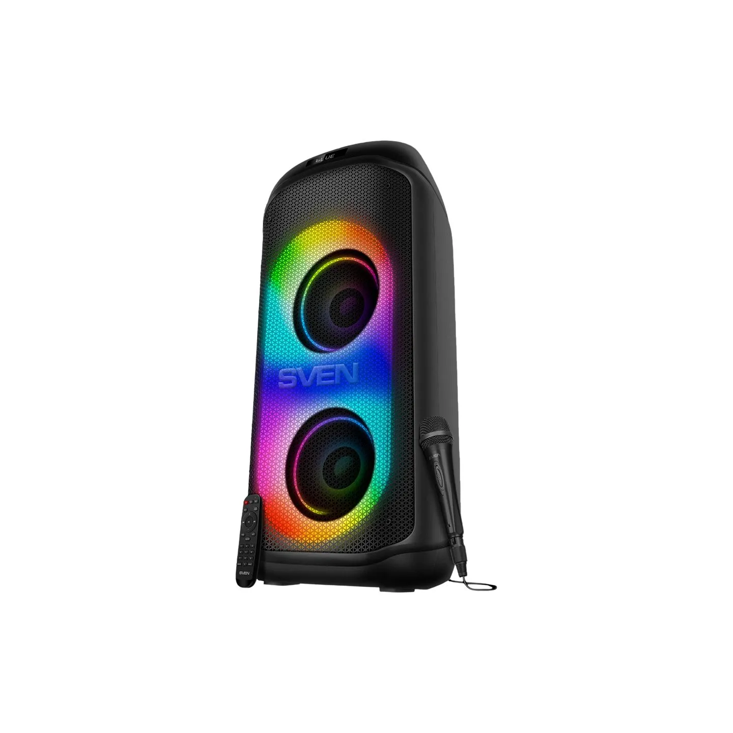 Sven Speaker SVEN PS-1050, black (200W, TWS, Bluetooth, FM, USB, microSD, LED-display, 7200mAh)