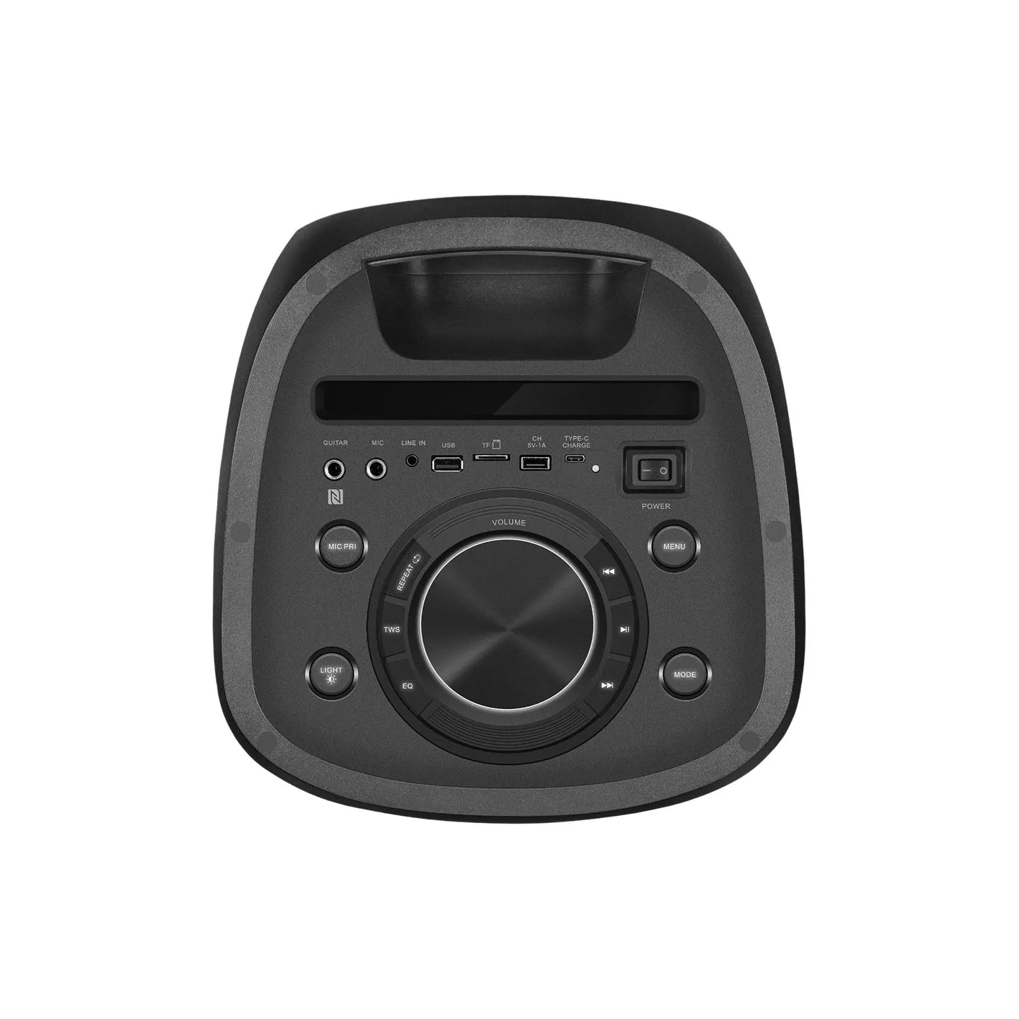 Sven Speaker SVEN PS-1050, black (200W, TWS, Bluetooth, FM, USB, microSD, LED-display, 7200mAh)