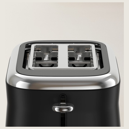 Tefal Toaster | TT7208E0 Collection Retro | Power 850 W | Number of slots 2 | Housing material Stainless steel | Black