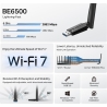Tp-Link BE6500 Tri-Band Wi-Fi 7 High Gain Wireless USB Adapter | Archer TBE400U Plus | 2.4 GHz, 5 GHz, 6 GHz | 802.11ax | MU-MiM