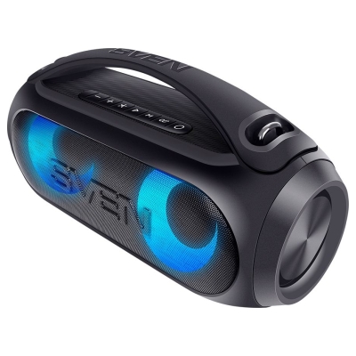 Sven Speaker SVEN PS-380, black (40W, Waterproof (IPx5), TWS, Bluetooth, FM, USB, 3000mA*h)