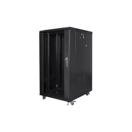 Lanberg | Rack cabinet 19" free-standing 22U/600x800 (flat pack) | FF01-6822-12B | Black