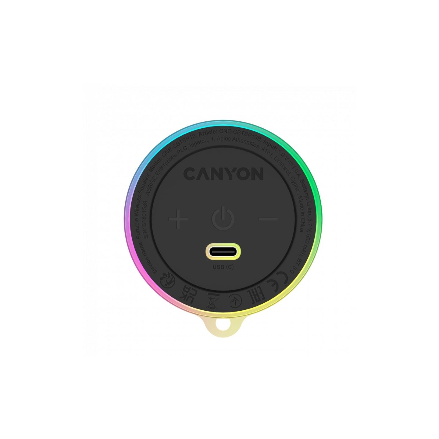 Canyon Magnetic BT speaker OnMove 13 5W Black